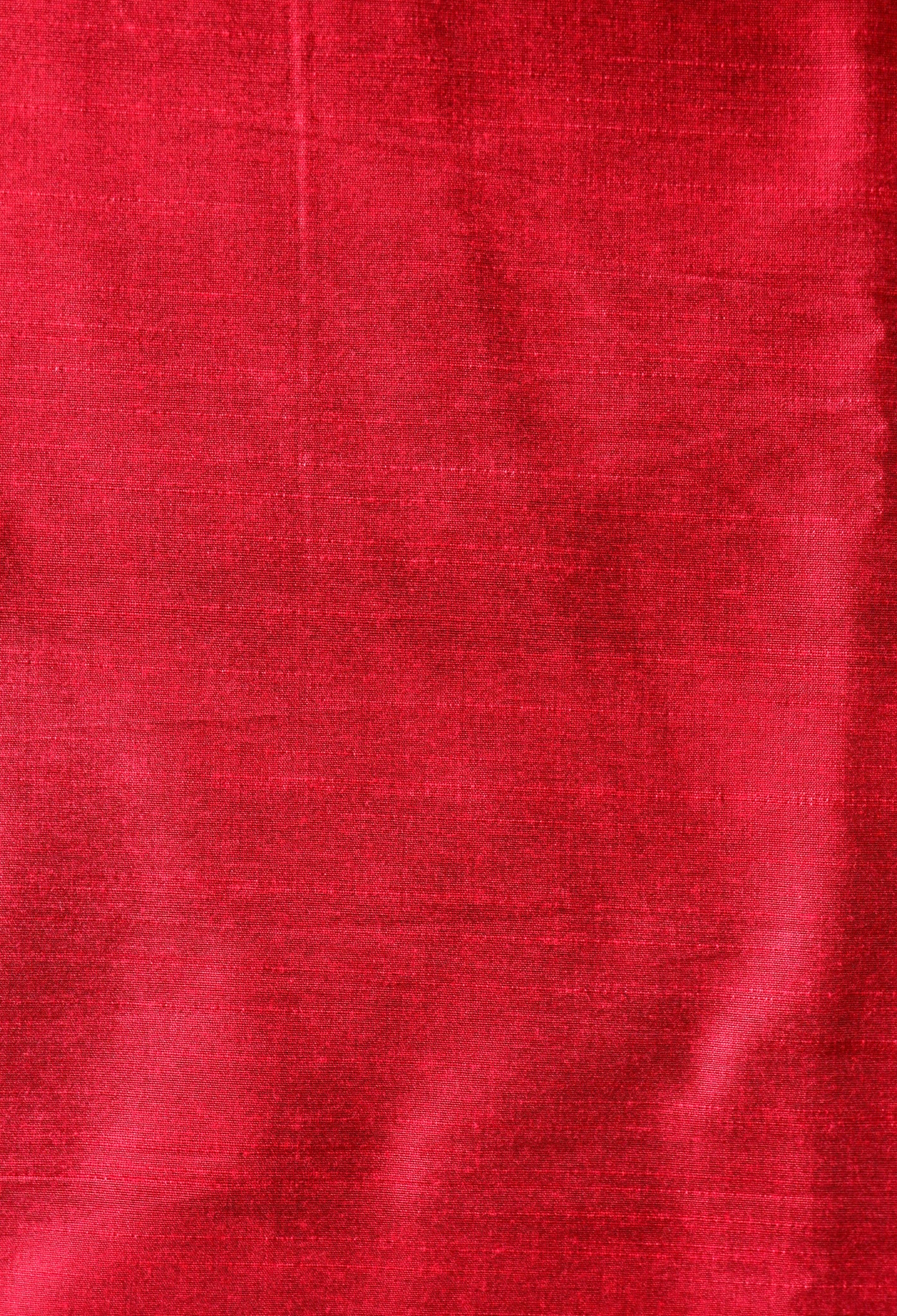 Plain Red Silk Cotton Running Fabric