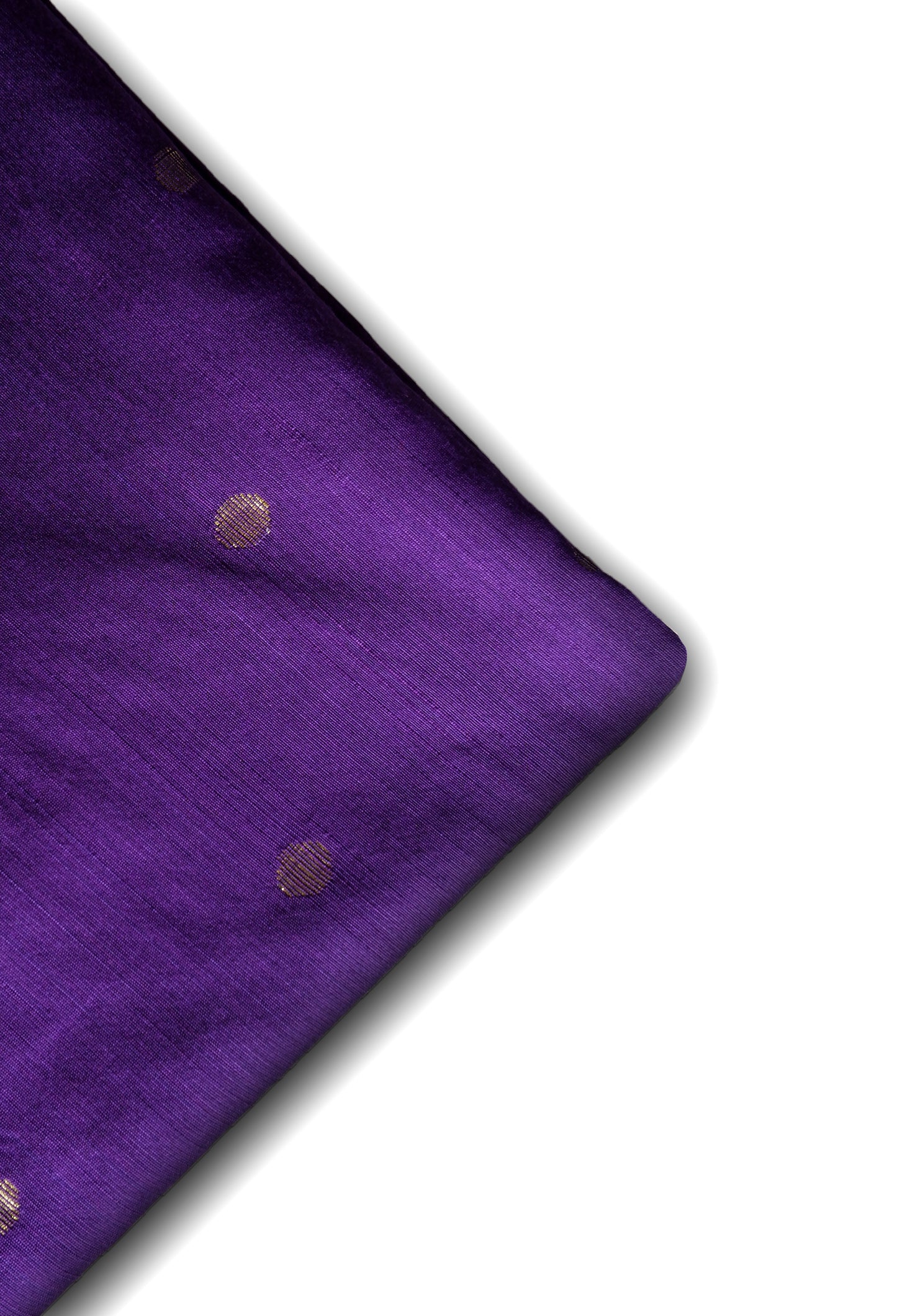 Purple Jaributta Silk Cotton Running Fabric