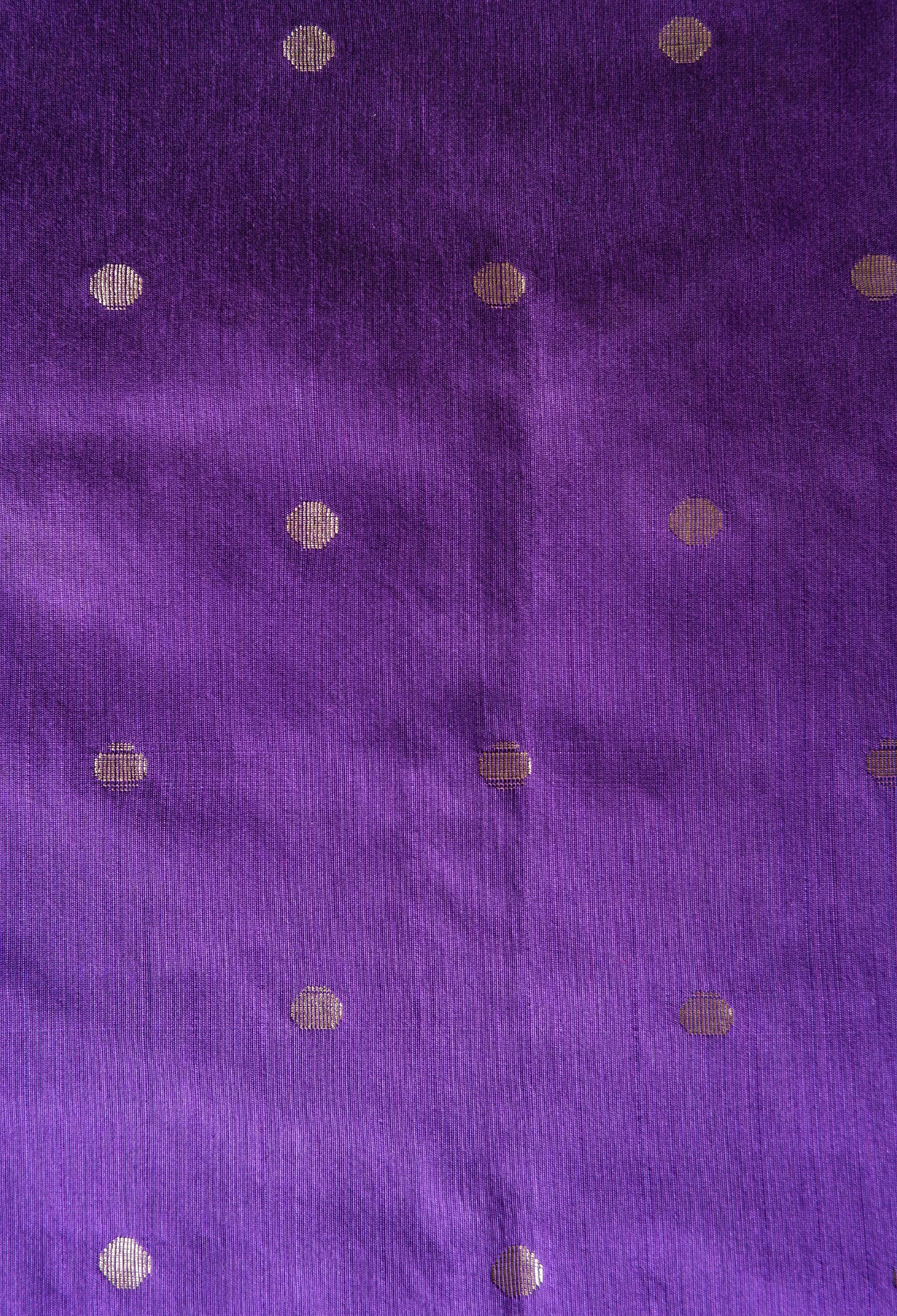 Purple Jaributta Silk Cotton Running Fabric